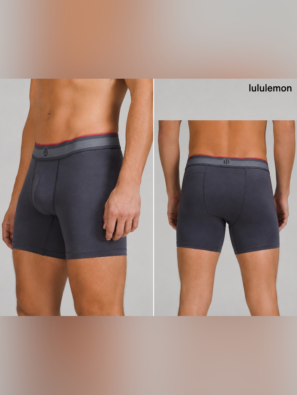 All In Motion Men’s Boxer Briefs Small Black Athletic Underwear 5” Inseam